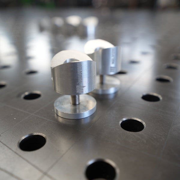 MAC - 2no. (Pair) Adjustable Aluminium V Block 120D - Made In Britain