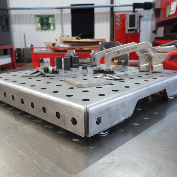 BASIC MiniPRO 520mm x 520mm - Welding Table + Starter Tooling Kit 1 - Portable Weld Jig Table 16D
