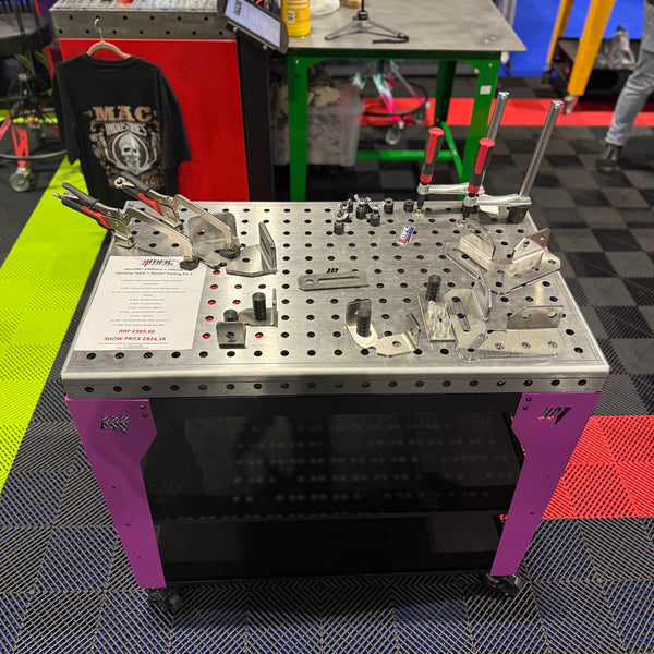 MAC  Mobile Workshop Weld Table Trolley 1000 x 600mm  and Starter Kit 3 (NEC SPECIAL) Heavy Duty Work Station