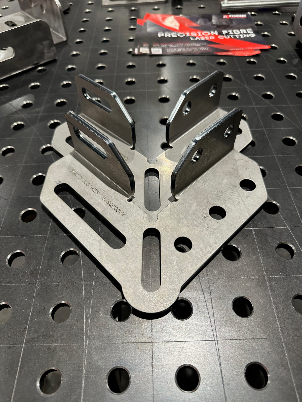 EZ Square Reverse 3D 200mm 90 Degree Speed Square Made In Britain Welding Fabrication Tooling EZ-SQ200VX, view 3