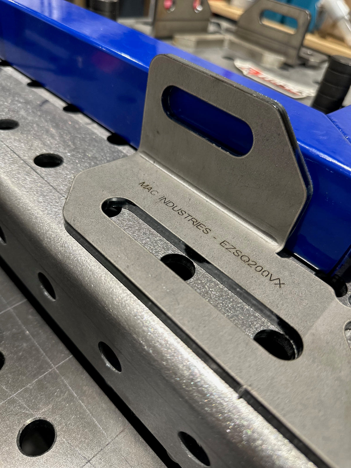 EZ Square Reverse 3D 200mm 90 Degree Speed Square Made In Britain Welding Fabrication Tooling EZ-SQ200VX, view 5
