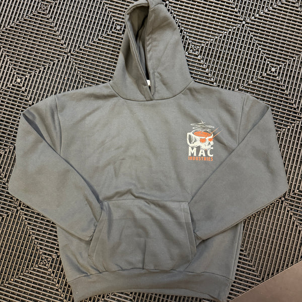 MAC - Coffee First Skull Hoodie - Unisex - Oversized Fit