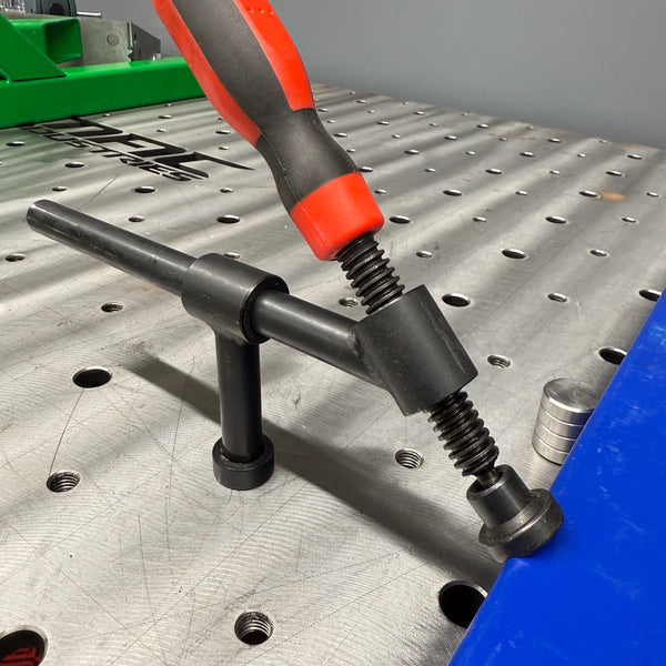 MAC - 45D / 90D degree - 150mm Screw Handle 16D Fixture Table Weld Cla ...