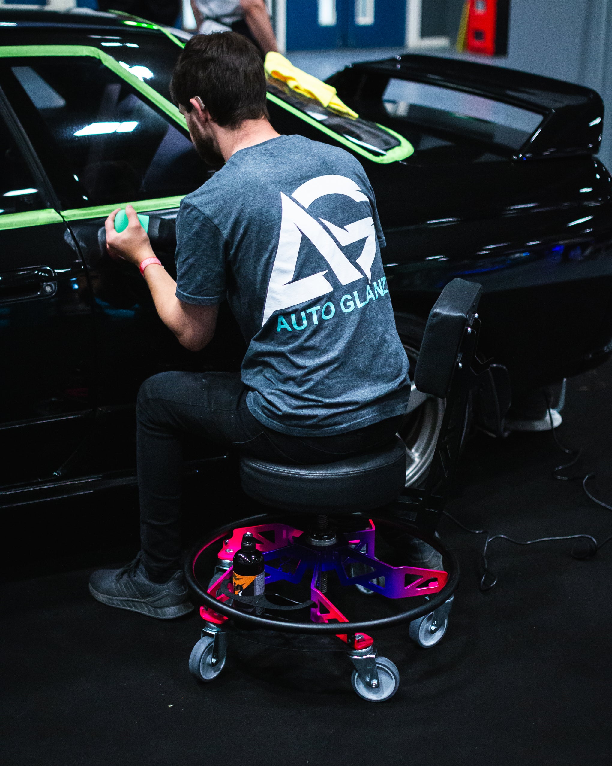 Helix Low Rider Adjustable Workshop Chair / Shop Stool - Made In Brita ...