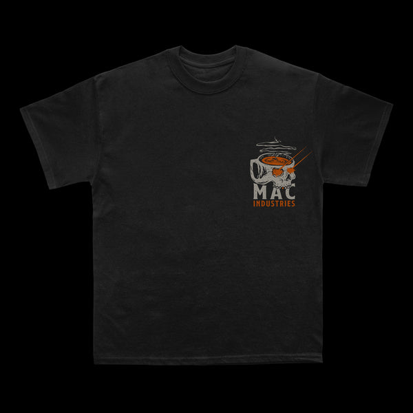 MAC - Coffee First Skull T-shirt - Unisex - Oversized Fit