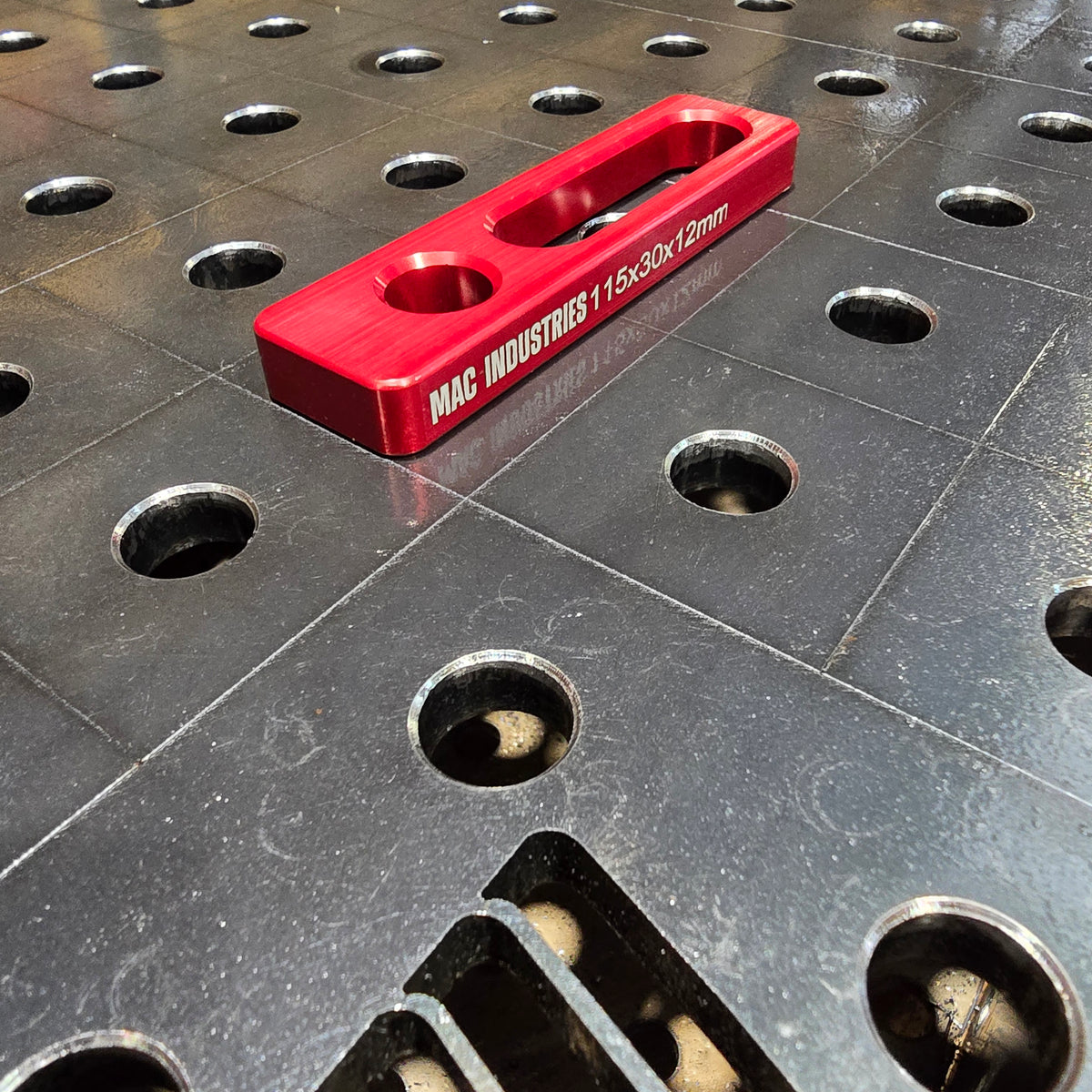 MAC - Milled 16D Aluminium Slotted Straight Edge Tab