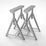 Pair of  PRO Horse - Adjustable Height 800- 1050mm Fabrication Horse Fixture Table Bench Rest