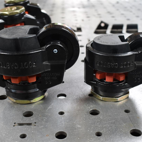 Heavy Duty Mac Ind Machine FootMaster Type/Style Height Adjustable Castors (box of 4). Type PRO Castors GD 80S / 100S