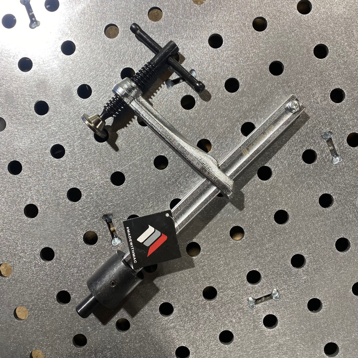 MAC - Strong 150mm  / 300mm T-Handle 16D Fixture Table Weld Clamp Welding