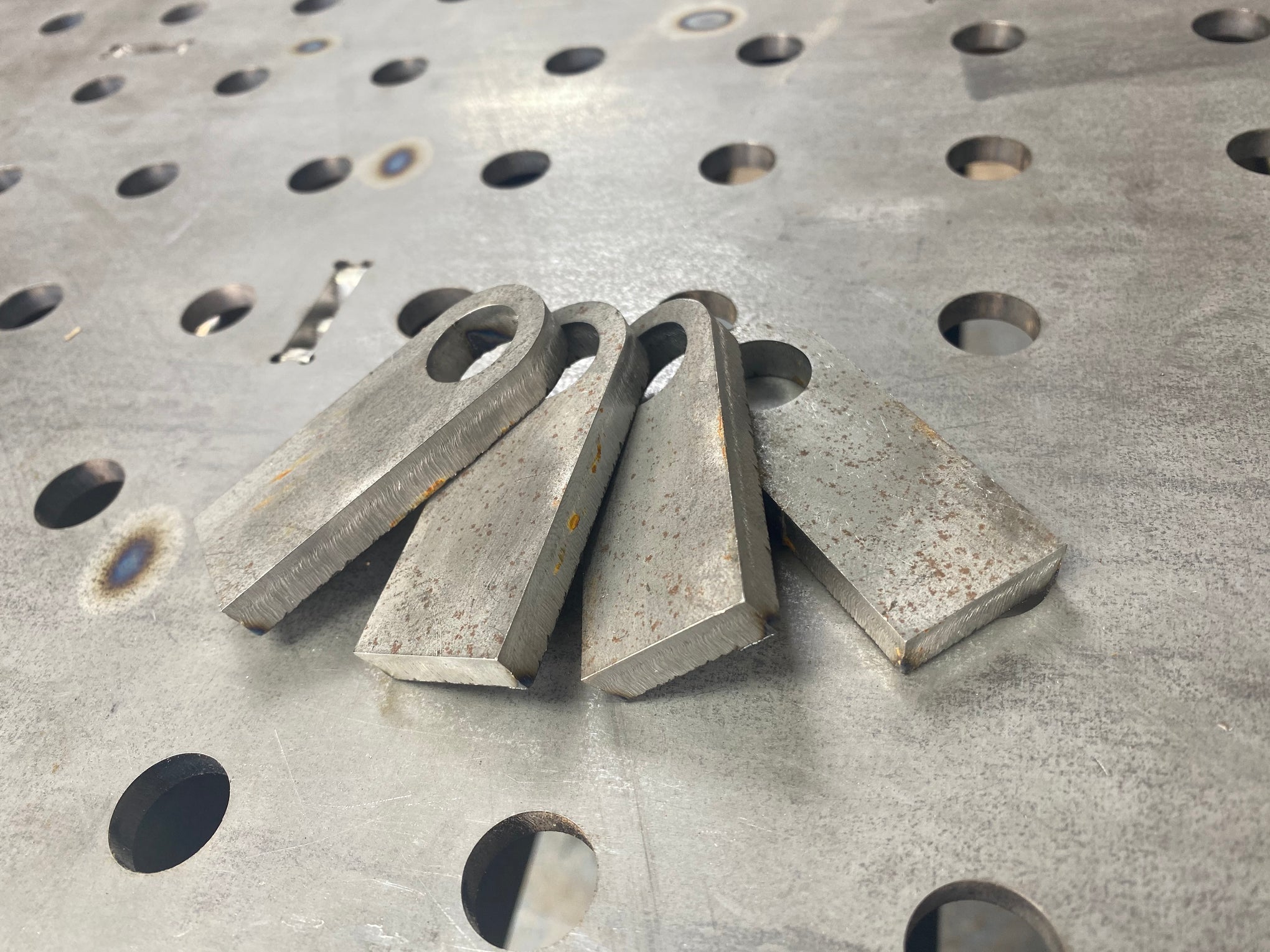 MAC - 50mm Tab Stops (8mm) Locator (Pack of 4no.) - Fixture Weld Table ...