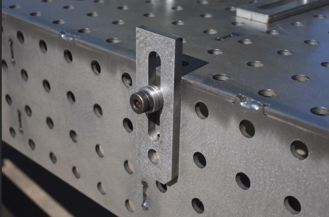 MAC - 150mm Slotted Stop Tab (Pack of 2x) - Fixture Weld Table Tooling