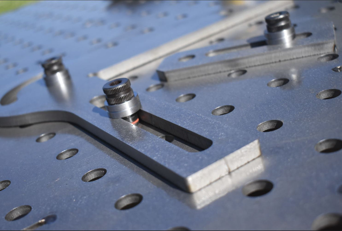 MAC -  250mm 90D Flat Angle Stop (10mm) Tab - Fixture Weld Table Tooling