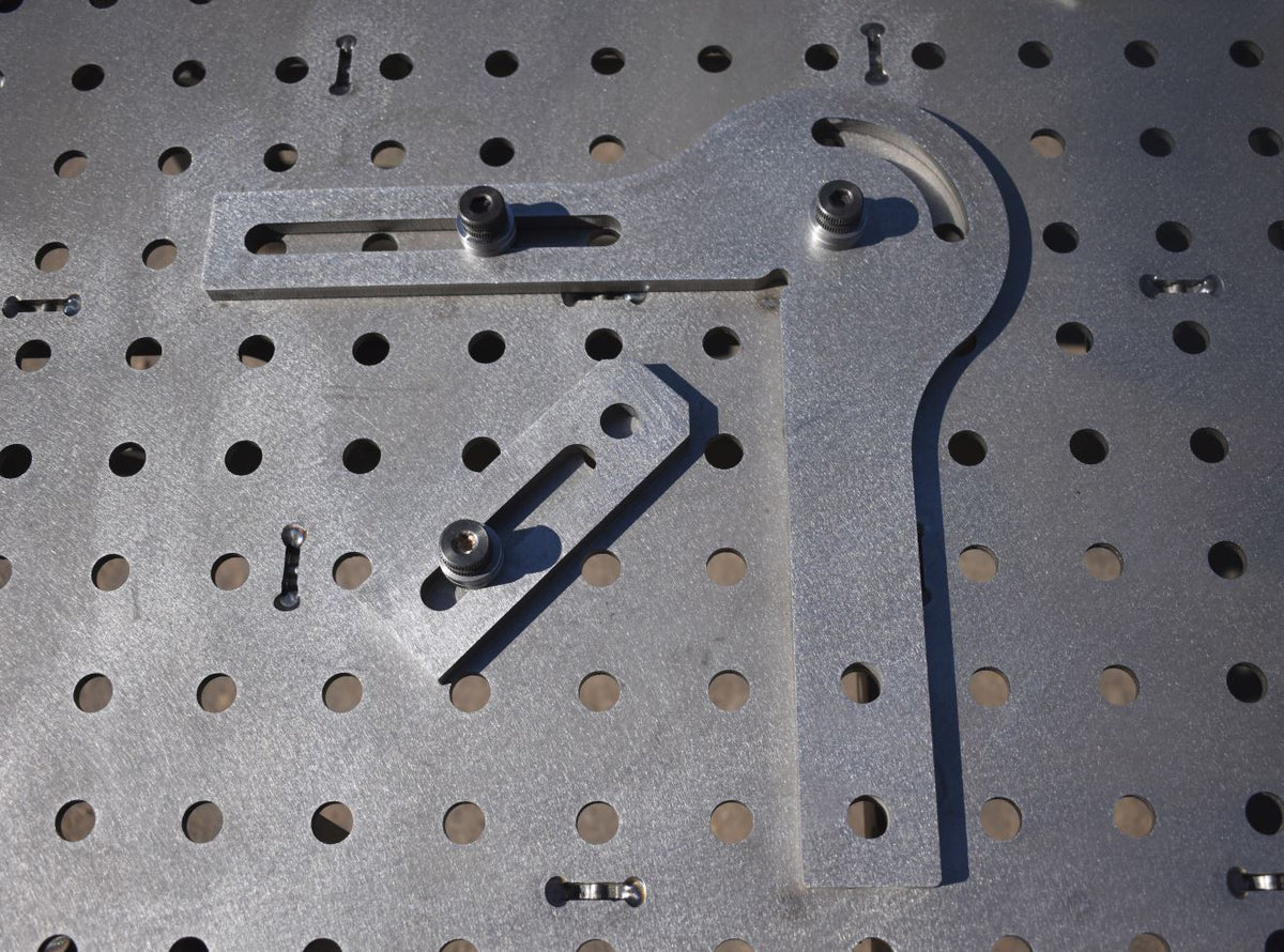 MAC -  250mm 90D Flat Angle Stop (10mm) Tab - Fixture Weld Table Tooling