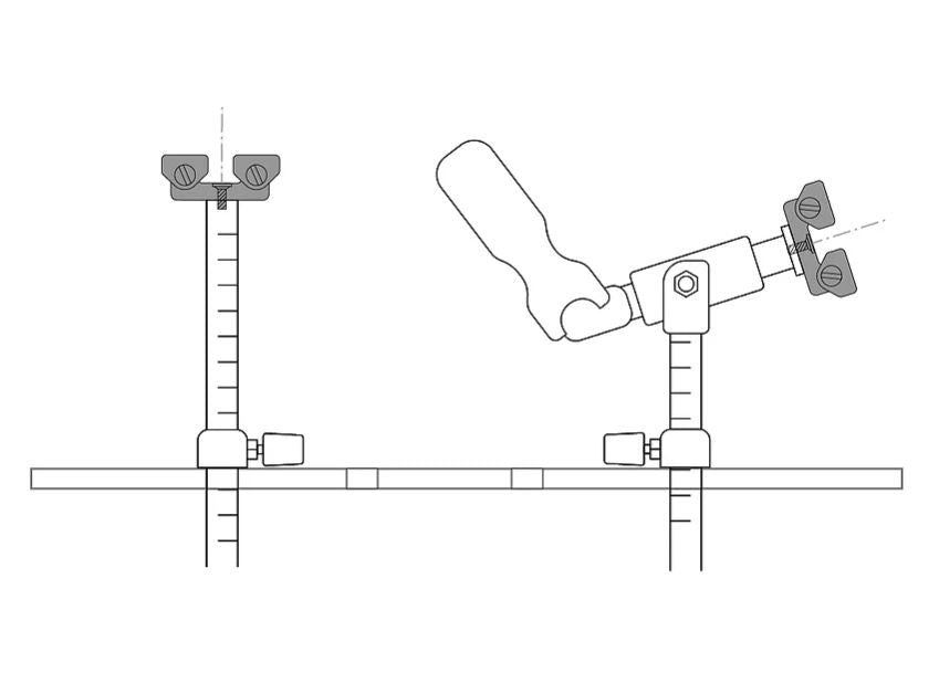 PIHER- Adapter for Tube - Fixture Weld Table Piston Clamp Bar