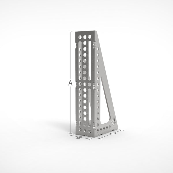 MAC -PRO Tall 450mm Slotted Modular Fixture Weld Table Jig Square