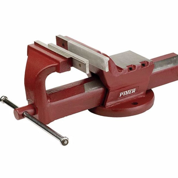 PIHER - 12.5cm Bench Vice with Square Runners Heavy Duty Clamp