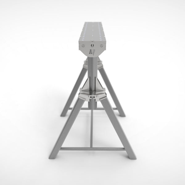 Pair of  PRO Horse - Adjustable Height 800- 1050mm Fabrication Horse Fixture Table Bench Rest