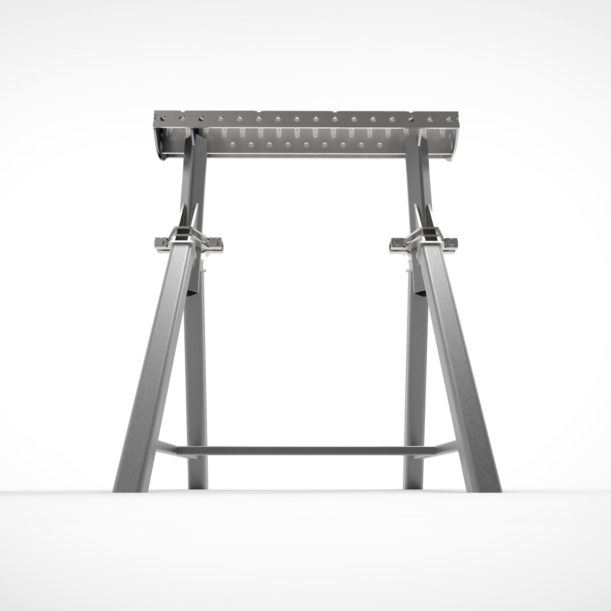 Pair of  PRO Horse - Adjustable Height 800- 1050mm Fabrication Horse Fixture Table Bench Rest