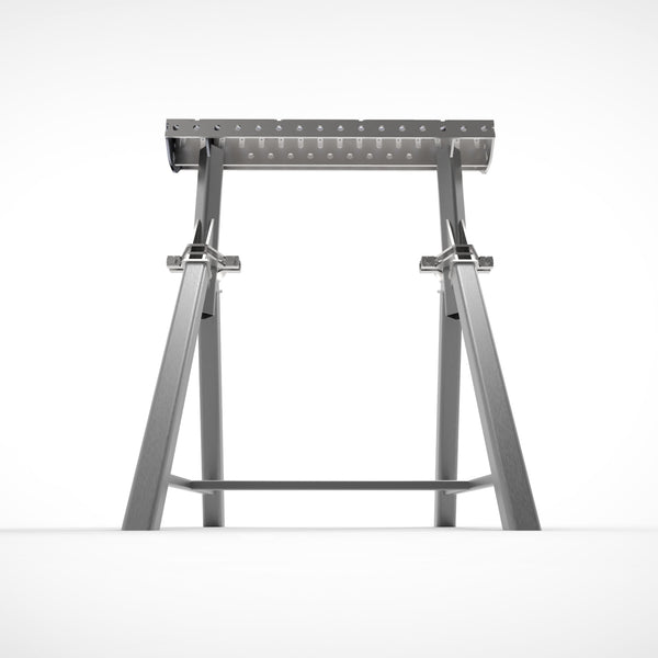 Pair of  PRO Horse - Adjustable Height 800- 1050mm Fabrication Horse Fixture Table Bench Rest