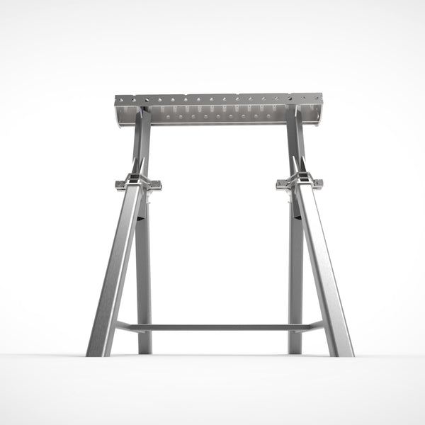 Pair of  PRO Horse - Adjustable Height 800- 1050mm Fabrication Horse Fixture Table Bench Rest