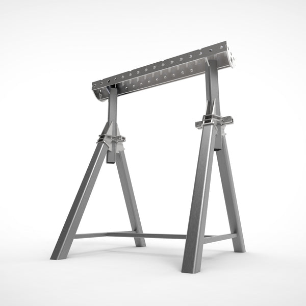 Pair of  PRO Horse - Adjustable Height 800- 1050mm Fabrication Horse Fixture Table Bench Rest